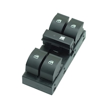 Fiat Punto - Grande Punto Dörtlü Cam Dügmesi Anahtari 2005-2011 İle Uyumlu