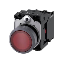 Siemens 3sb6113-0db20-1ca0 - 22mm Led'li Plastik Buton Kırmızı 24v Ac/dc