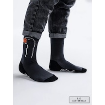 Out Cast Meme Baskılı Kaz Desenli Çoraplar 181019694 Gri