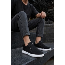 Elit Asyld228 Erkek Klasik Sneaker Siyah - Beyaz
