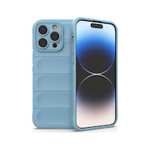 Apple İphone 15 Pro Max Kılıf Optimum Silikon - Sky Blue