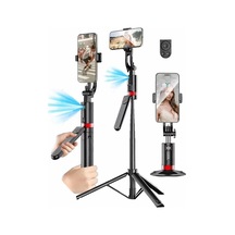 3in1 Selfie Tripodu, Akıllı Yüz Tanıma Ve Jest Kontrolü Özellikli, 360 Dönebilir Gimbal, 180 Cm Uzunluk, Uzakta