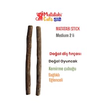 Matatabi Cats Matatabi Stick Medium Doğal Kedi Çiğneme Çubuğu, Kedi Oyuncağı 2'li Kedi Otu/nanesi Değildir