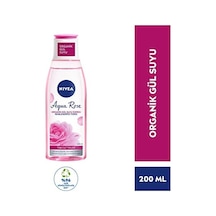 Aqua Rose Organik Gül Suyu İçeren Nemlendirici Tonik 200 Ml , Tüm Cilt Tipleri İçin, Gözenek Arındırıcı, 24 Saat Yüz Nemlendirici