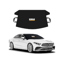 Buz Ve Kar Önleyici Araç Ön Cam Örtüsü Brandası Ağır Hizmet Tipi 600d Oxford Kumaş Arabalar, Suv Lar, Kamyonetler İçin Oto Ön Cam Koruyucu Güneşlik Don Örtüsü 175x106cm Std - Siyah 61985239
