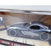 Jada Toys Marvel Spider-man Venom & 2008 Dodge Viper 1:24 Die-cast Model Araba Koleksiyon Seti