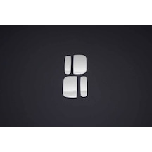 Peugeot Partner Uyumlu Kapı Kolu 4 Parça 1996-2008 Paslanmaz Krom