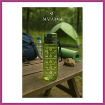 Gees Global Suluk & Su Şişesi & Sporcu Matara Yeşil 1000 Ml Gbzs