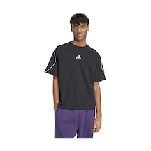 Black/owhıte Adidas Erkek Günlük T-shirt M Stadium Tee Jn1824 Siyah