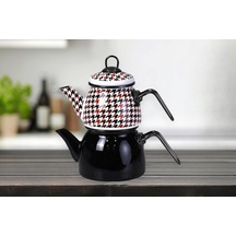 Forte Black Mini Model Emaye Çaydanlık çok renkli