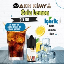 Cola Lemon Dıy Kit Cola Lemon Buz Gıda Aroması %20 Oranda Aroma İçerir Hazır Değildir 30 Ml