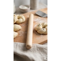 26 Cm Ahşap Mini Oklava - Hamur Açma Ve Poğaça Çörek Mantı Yapımlarındaki Yardımcınız