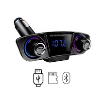 Powermaster Pm-22010 Bluetooth - Sd Hafıza Kartı - Aux - Flash Bellek Fm Transmitter