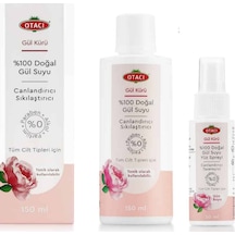 Otacı Doğal Gül Suyu 150 ML + Doğal Gül Suyu Yüz Sprey