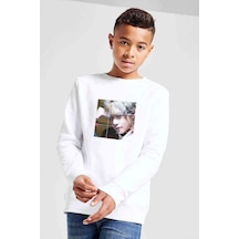 Tshirthane K Pop Koreli Muzik Grubu Kpop Baskılı Unisex Çocuk Beyaz Sweatsh