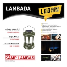 Lambada Kamp Lambası Feneri Güneş Enerjili