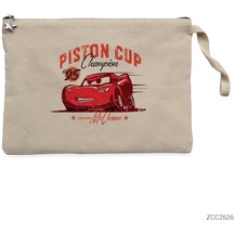 Cars Piston Cup Clutch Astarlı Cüzdan / El Çantası