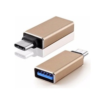 Usb 3.1 Type-c To Usb 3.0 Otg Çevirici Metal Aparat