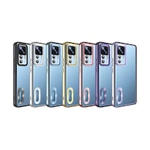 Spia Xiaomi Mi 12t Pro Kılıf Sierra Mavi Disk Kapak Kamera Korumalı Dayanıklı Darbe Karşıtı Koruyucu Yeni Nesil Tasarım Xiaomi Mi 12t Pro, Sierra Mavi 50 x 22