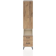 Hyperion Dolap 3 Raflı 2 Çekmeceli Tek Askılı 44x44x221 Aytaşı-çam Aytası