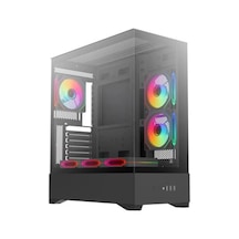Dark Diamond Pro 4x12cm Fan, 1x Usb3.0, 2x Usb2.0 Full Akvaryum Oyuncu Kasası Psu Yok