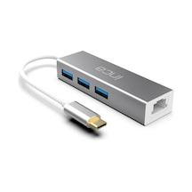 Inca Type-c 4port Usb 3.0 Çoklayıcı Hub + Ethernet Rj45 Mulitiplexer - Itpc-3t