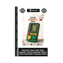 Özel Seri Oyun Kolu Atari Joystick Tetris Gameboy Gc011 Yeşil Taşınabilir Kompakt Retro