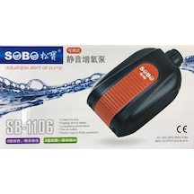 Sobo Sb-8806 Çift Çıkışlı Akvaryum Hava Motoru 2x5l/Dak. 4.5 W