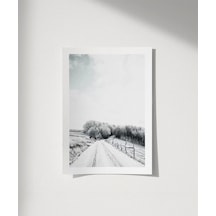 Çerçevesiz Poster Karlar Altında