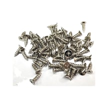 Nikel 1000 Adet Klips Vidası 2,3x7,5 Mm Yhb, İthal - Konik Başlı Kutu Ayak, Askı, Mini Vida 0-8