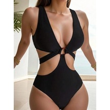 Deep Beach Cut Out Halkalı Mayokini Db200725m 001