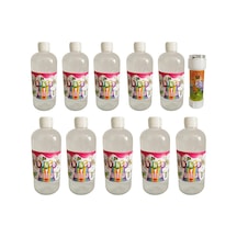 10 Adet Köpük Baloncuk Likiti Yedek Baloncuk Solüsyon 500 Ml Tabanca Köpük 1 Adet Mini Köpük Oyunu