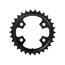 Shimano 39t-mr Aynakol Dişlisi Clrais Fc-r2030 Fc-r3030 74mm Bcd 4 Kollu Siyah