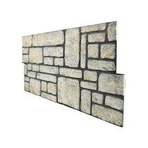 5 Adet X Karma Taş Desenli 3D Strafor Köpük Duvar Kaplama Paneli (446785829)
