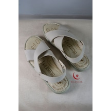 Erkek Çapraz Model Yumuşak Taban Sandalet&terlik Hac, Umre Ve Günlük Kullanıma Uygun Bej