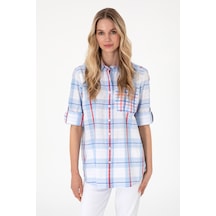 U.S. Polo Assn. Kadın Açık Mavi Uzun Kollu Tunik Gömlek 50299591-VR003