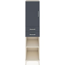 Hyperion Dolap 4 Raflı 2 Çekmeceli 44x44x195 Aytaşı-antrasit Aytası