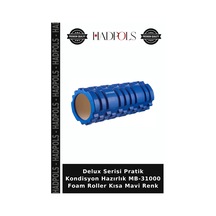Delux Serisi Pratik Kondisyon Hazırlık Mb-31000 Foam Roller Kısa Mavi Renk