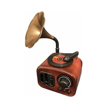 Kurmalı Gramafon Müzik Kutusu