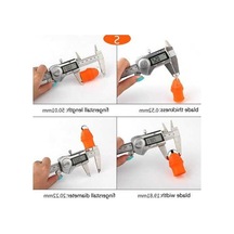 Ulzyvf Lebihmurah 5134 Bahçecilik Meyveler İçin Parmaklı Silikon Başparmak Bıçağı Vege-s, Silikonlu Tasarım