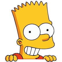 Simpson Sticker 10x7 Cm