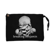 Breaking Benjamin We Are Not Alone Astarlı Cüzdan / El Çantası Siyah
