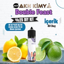 Double Feast Yoğun Dıy Kit All Day Gıda Aroması %25 Oranda Aroma İçerir Hazır Değildir 60 Ml