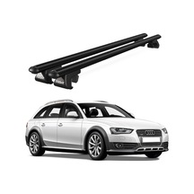 Venüs Audi A4 Allroad 2009-2016 Uyumlu Siyah Ara Atkı Port Bagaj Tavan Barı