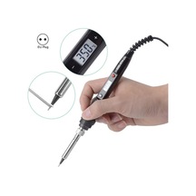 Sones 908s 80w Lcd Termostat Lehimleme Demiri Sabit Sıcaklık Lehimleme Demiri, Fiş Tipi: Ab Fişi Siyah