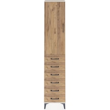 Arges Dolap 3 Raflı 6 Çekmeceli Tek Kapaklı 44x30x221 Aytaşı-çam Aytaşı