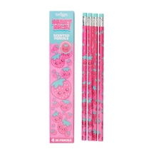 Smiggle Çilek Kokulu 2b Kurşun Kalem 4lü Paket Pembe