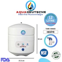 Su Arıtma Cihazı 3.2 Galon 12 Litre Antibakteriyel Çelik Tankı