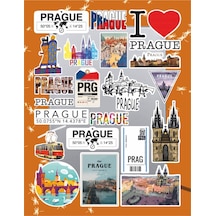 Prag Praha Sticker Seti Laptop Ajanda Pc Tablet Telefon Defter Etiket Bullet Journal Diğer