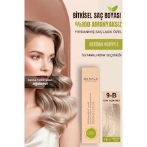 Renna Amonyaksız Bitkisel Yıpranmış Saçlar İçin Saç Boyası 9-b Çok Açık Bej 60ml